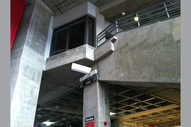SCS are installed in ceilings at University of Phoenix Stadium.